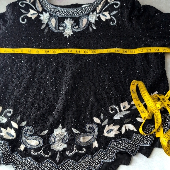 100% Silk Drapers & Damon's Top Size 1X Great Condition ! - Picture 13 of 16